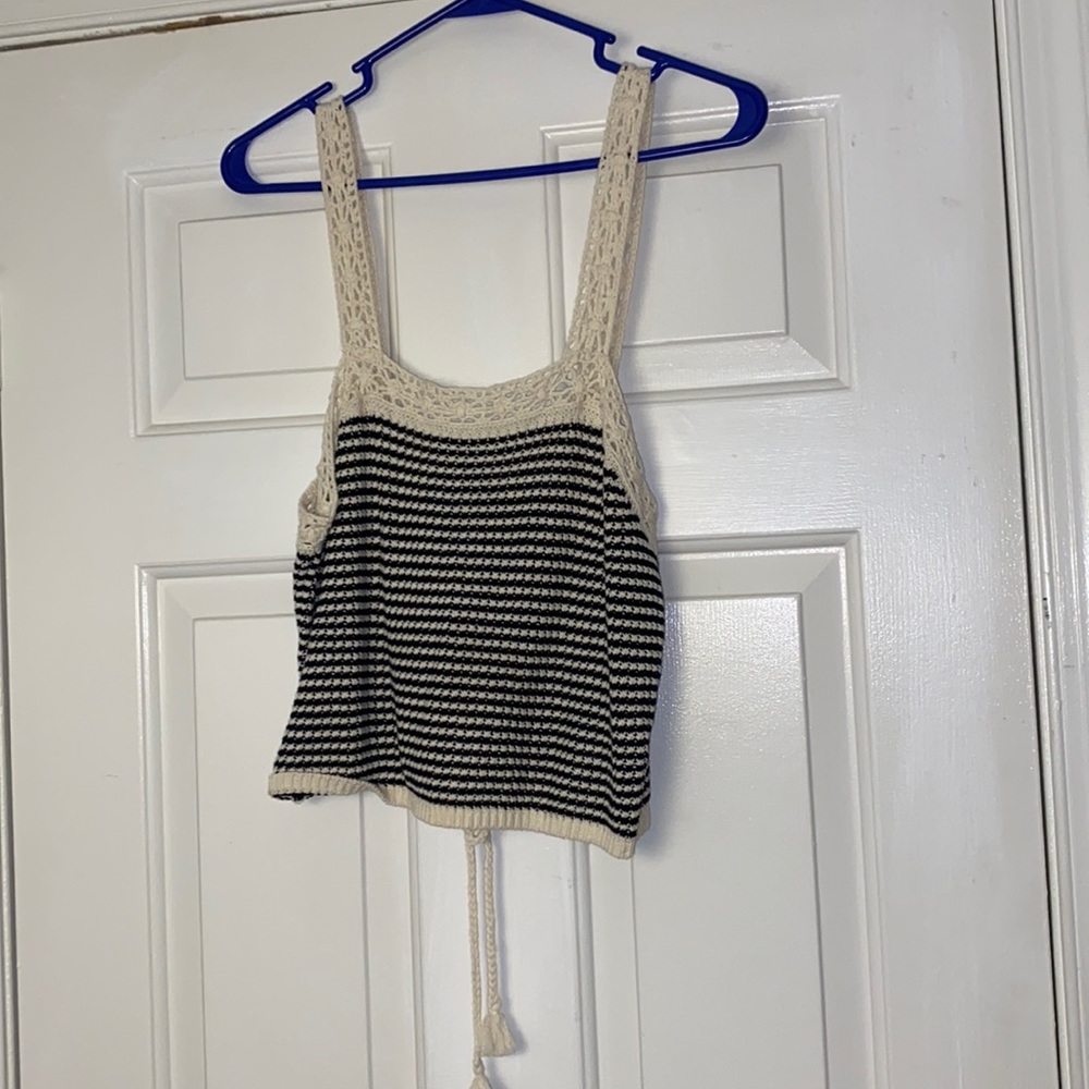 Aerie crop knit tank